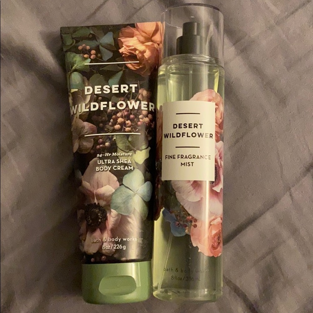Bundle of bath and body works desert wildflower